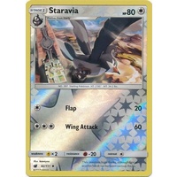 Staravia 82/111 SM Crimson Invasion Reverse Holo Uncommon Pokemon Card MINT TCG