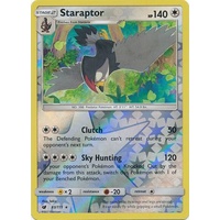 Staraptor 83/111 SM Crimson Invasion Reverse Holo Rare Pokemon Card MINT TCG