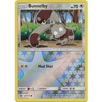 Bunnelby 87/111 SM Crimson Invasion Reverse Holo Common Pokemon Card MINT TCG