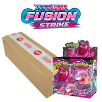 Pokemon SWSH FUSION STRIKE Sealed Booster Case (216 PACKS) BRAND NEW AND SEALED TCG