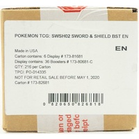 Pokemon SWSH2 REBEL CLASH Sealed Booster Case (216 PACKS) BRAND NEW AND SEALED TCG