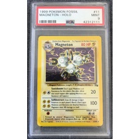 1999 Pokemon Fossil 11 Magneton-Holo PSA 9 MINT