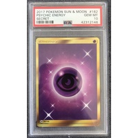 2017 Pokemon Sun & Moon 162 Psychic Energy Secret PSA 10 GEM MINT