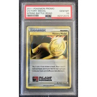 2011 Pokemon Promo Victory Medal Spring Battle Road PSA 10 GEM MINT