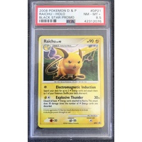 2008 Pokemon Diamond & Pearl Black Star Promo DP21 Raichu-Holo PSA 8.5 NEAR MINT - MINT +
