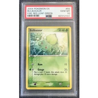 2004 Pokemon EX Fire Red Leaf Green 55 Bulbasaur PSA 10 GEM MINT