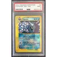 2002 Pokemon Expedition 8 Cloyster-Reverse Foil PSA 9 MINT