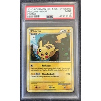 2010 Pokemon Heartgold & Soulsilver Promo HGSS03 Pikachu-Holo PSA 9 MINT