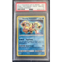 2017 Pokemon Sun & Moon Shining Legends 27 Shining Volcanion-Holo PSA 10 GEM MINT