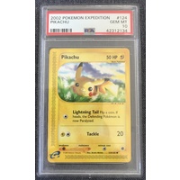 2002 Pokemon Expedition 124 Pikachu PSA 10 GEM MINT