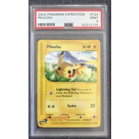 2002 Pokemon Expedition 124 Pikachu PSA 9 MINT