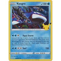 Kyogre 3/25 SWSH Celebrations Holo Rare Pokemon Card NEAR MINT TCG
