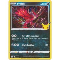 Yveltal 19/25 SWSH Celebrations Holo Rare Pokemon Card NEAR MINT TCG