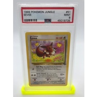 PSA 9 Eevee 1999 Pokemon Jungle 51