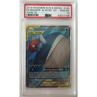 PSA 10 GEM MINT MAGIKARP WAILORD GX FULL ART TEAM UP 160 POKEMON CARD