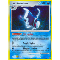 Lumineon 4/100 DP Stormfront Holo Rare Pokemon Card NEAR MINT TCG