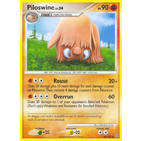 Pilowsine 46/100 DP Stormfront Uncommon Pokemon Card NEAR MINT TCG