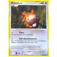 Bidoof 54/100 DP Stormfront Common Pokemon Card NEAR MINT TCG