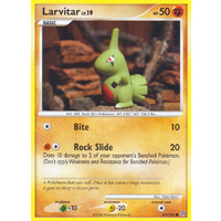 Larvitar 63/100 DP Stormfront Common Pokemon Card NEAR MINT TCG