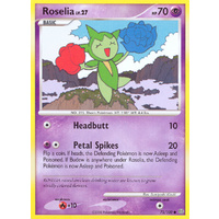 Roselia 72/100 DP Stormfront Common Pokemon Card NEAR MINT TCG
