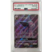 RESERVED FOR HAIDEN MAWBY Full Art Espeon GX PSA GEM MINT 10 2017 Pokemon Sun & Moon 140