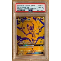 PSA 10 GEM MINT 2019 Pokemon SM Black Star Promo Sm103a Full Art/Lunala GX Hidden Fates Premium Collection