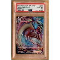 PSA 10 GEM MINT 2019 Pokemon Japanese Sword & Shield Sword 015 Full Art/Lapras Vmax