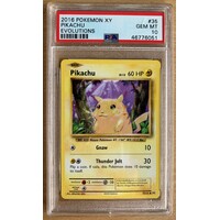 PSA 10 GEM MINT 2016 Pokemon XY Evolutions 35 Pikachu
