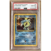 PSA GEM MINT 10 Gyarados 1999 Pokemon Base Set 6