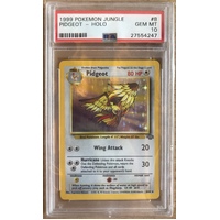 PSA GEM MINT 10 Pidgeot Holo Pokemon Jungle Set