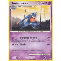 Toxicroak 31/100 DP Majestic Dawn Rare Pokemon Card NEAR MINT TCG