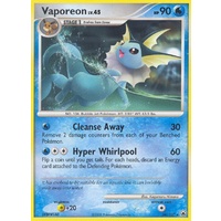 Vaporeon 34/100 DP Majestic Dawn Rare Pokemon Card NEAR MINT TCG