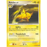Raichu 45/100 DP Majestic Dawn Uncommon Pokemon Card NEAR MINT TCG