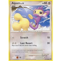 Aipom 51/100 DP Majestic Dawn Common Pokemon Card NEAR MINT TCG
