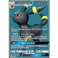 Umbreon GX 142/149 SM Base Set Holo Full Art Ultra Rare Pokemon Card NEAR MINT TCG