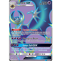 Lunala GX 141/149 SM Base Set Holo Full Art Ultra Rare Pokemon Card NEAR MINT TCG