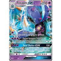 Toxapex GX 57/145 SM Guardians Rising Ultra Rare Pokemon Card MINT TCG