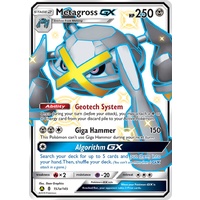 Metagross GX 157a/145 SM Alternate Art Promo Guardians Rising Full Art Holo Pokemon Card