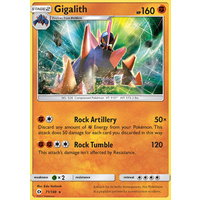 Gigalith 71/149 SM Base Set Holo Rare Pokemon Card NEAR MINT TCG
