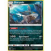Sharpedo 82/149 SM Base Set Holo Rare Pokemon Card NEAR MINT TCG