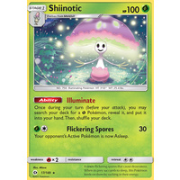 Shiinotic 17/149 SM Base Set Holo Rare Pokemon Card NEAR MINT TCG