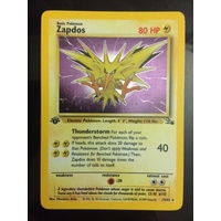 Zapdos 15/62 Holo Rare 1ST EDITION Pokemon Card Fossil Set NEAR MINT TCG