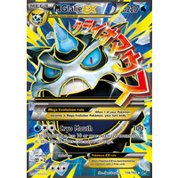 Mega Glalie EX 156/162 XY Breakthrough Ultra Rare Full Art Holo Pokemon Card