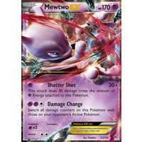 Mewtwo EX 62/162 XY Breakthrough Ultra Rare Holo Pokemon Card MINT TCG