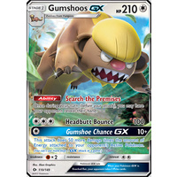 Gumshoos GX 110/149 SM Base Set Holo Ultra Rare Pokemon Card NEAR MINT TCG