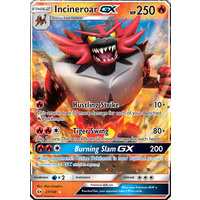 Incineroar GX 27/149 SM Base Set Holo Ultra Rare Pokemon Card NEAR MINT TCG