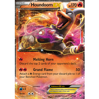Houndoom EX 21/162 XY Breakthrough Ultra Rare Holo Pokemon Card MINT TCG