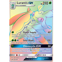 Lurantis GX 150/149 SM Base Set Holo Full Art Hyper Rare Pokemon Card NEAR MINT TCG