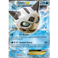 Glalie EX 34/162 XY Breakthrough Ultra Rare Holo Pokemon Card MINT TCG