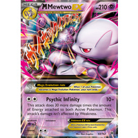Mega Mewtwo EX 64/162 XY Breakthrough Ultra Rare Holo Pokemon Card MINT TCG